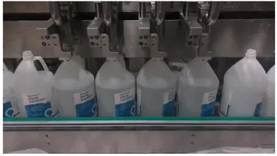 304 Stainless Steel Four - Head Liquid Filling Machine