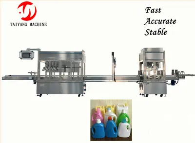 Automatic Three in One Production Line Liquid Detergent Shower Gel Filling Machine