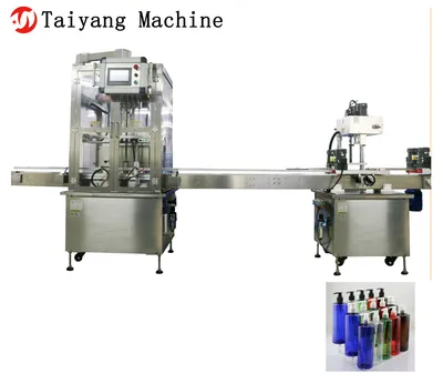 Convenient to Operate Glass Bottle Porcelain Bottle Six - Head Liquid Water Filling Machine
