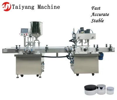 Customized High Precision Plastic Bottle Wide-Mouth Bottle Cream Filling Machine with Double Head