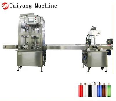 Delta Servo Controller Essential Oil Glass Bottle Six - Head Water Filling Machine