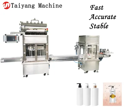 Double-Head Full Automatic Laundry Detergent Liquid Shower Gel Filling Machine