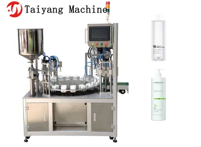 Factory Specialized Technology Reliable Quality Double Head High Bubble Water Solvent Liquid Filling Machine