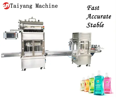Filling Capacity Shower Gel Double - Head Screw Cap and Filling Machine with Factory Price
