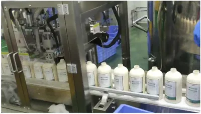Full Automatic Double - Head Industrial Oil Bottle Filling and Sealing Machine