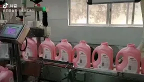 Small Type 5000ml Edible Oil Four-Head Screw Cap Filling Machine
