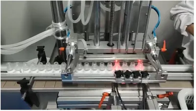 Suitable for Cosmetics and Food Industry Six Head Water Filling Machine