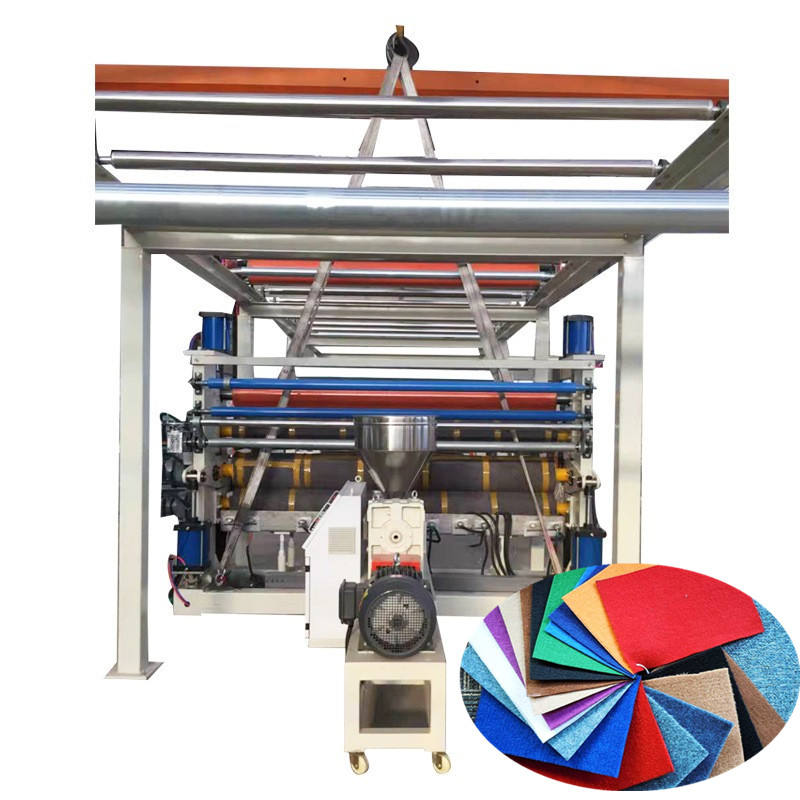 PVC Car Mat Production Line Carpet Covering Non-woven Fabric Extruder Equipment