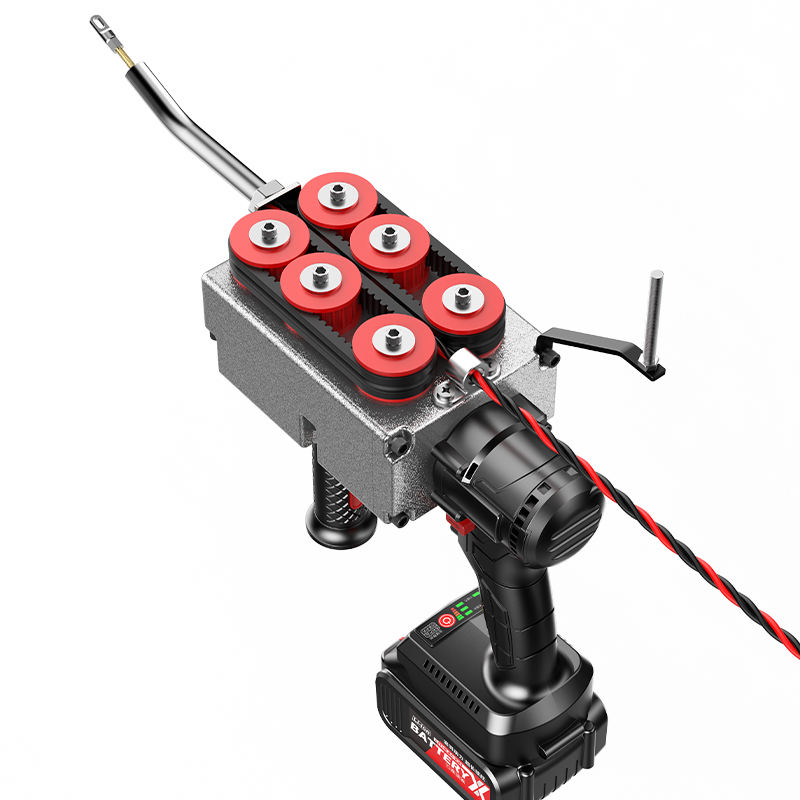 Factory Price Electrician Stringing Machine Brushless Fish Tape Electrician Wire Puller Machine
