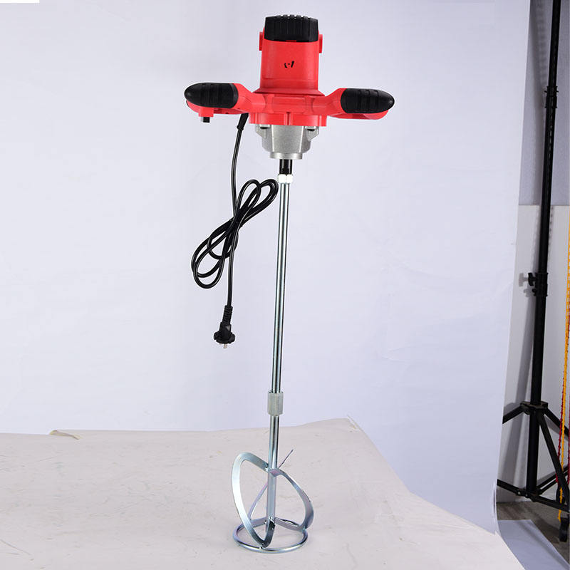 Easy to Operate Mini Concrete Mixer 2800W Mud Stirrer Recyclable Industrial Paint Mixer