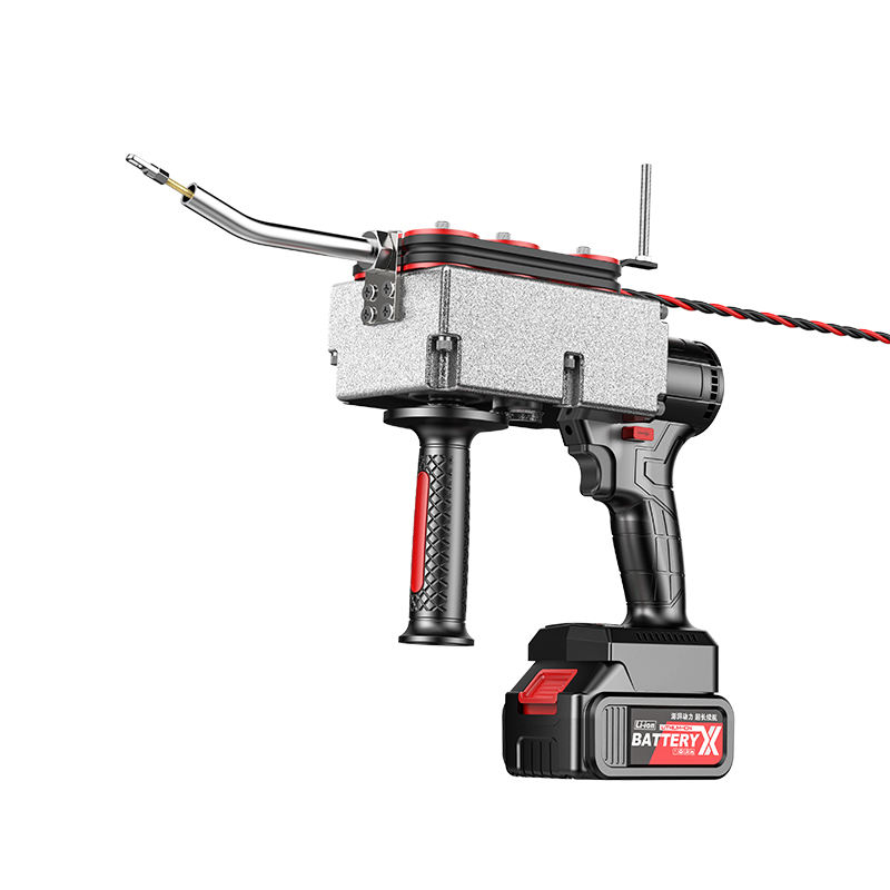 Battery Powered Puller Dent Wire Brushless Cable Puller Electrical Wire 40m/min Electric Stringing Machine